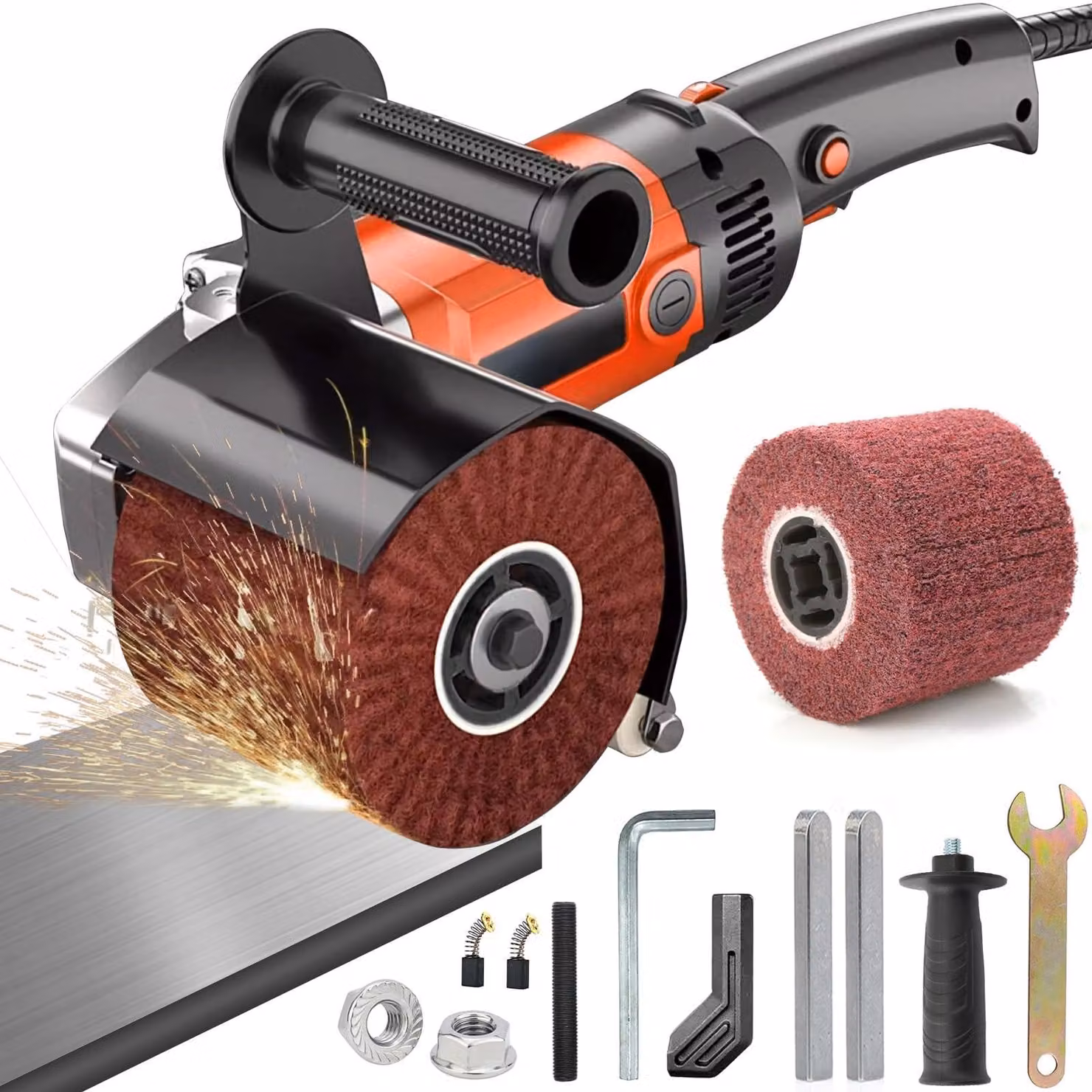 Levigatrice orbitale elettrica - Potenza: 1400 W - Diametro disco: 120 mm - Ideale per la lavorazione del legno