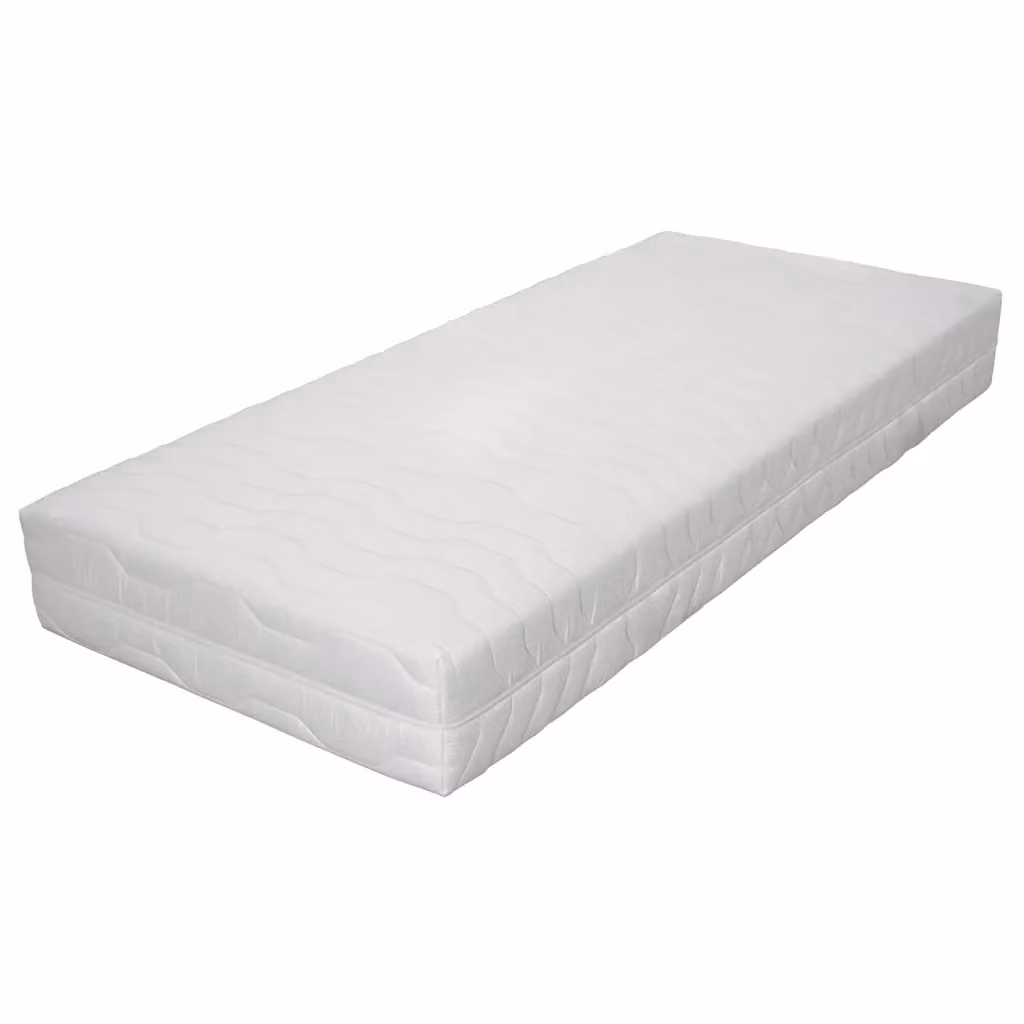 vidaXL Materasso a 7 Zone con Molle Insacchettate, Colore Bianco, L/P/H: 140 x 200 x 20 cm, Rigidezza H3 – 2