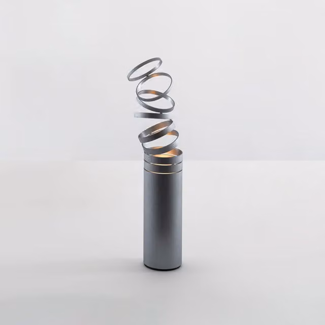 Artemide Decomposé Lampada da tavolo in metallo color argento con attacco E27