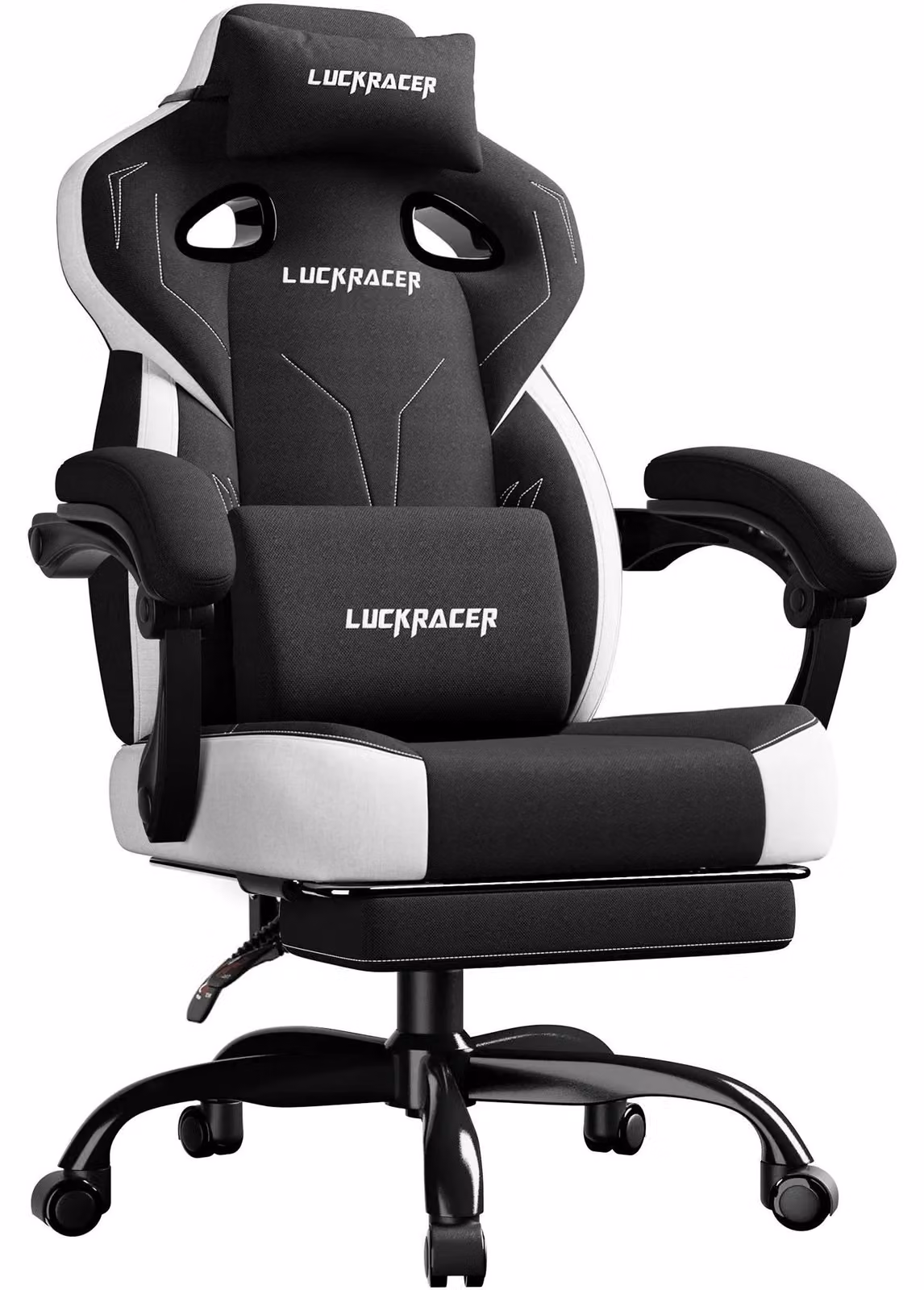 Sedia da gaming - Sedia da ufficio - Ergonomica - Inclinazione 90–155° - Poggiapiedi - Cuscini in schiuma memory - Braccioli uniti - Regolabile in altezza - Viola