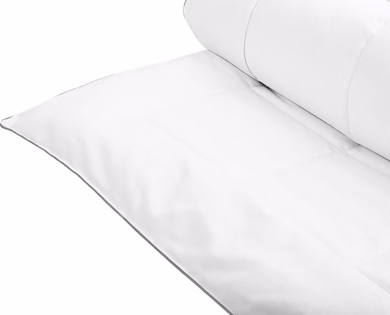 BELIANI coperta bianca in cotone per tutte le stagioni 135 x 200 cm, antiallergica universale