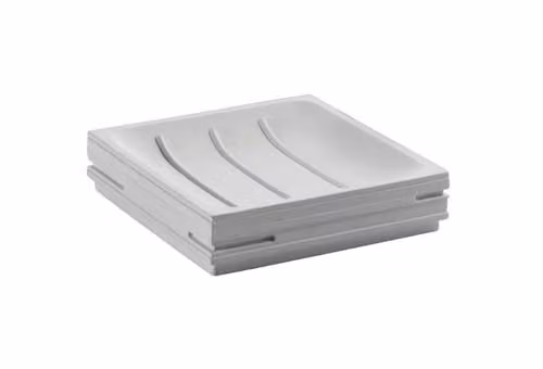 Quadrotto Portasapone bianco