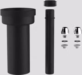 SANIT Set di attacchi per WC 300 mm DN90, cromo - 58.932.00..0099