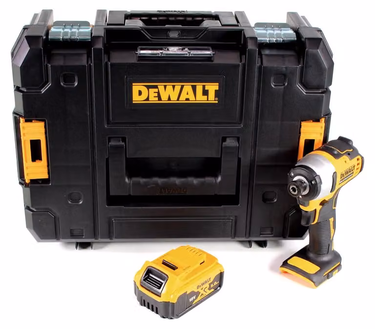 DeWalt DCF 809 NT Avvitatore ad impulsi a batteria 18V in valigetta T-STAK + 1x Batteria 5,0 Ah - senza caricabatterie
