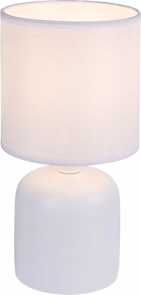 Rabalux Lampada da tavolo bianca Daphni per lampadina E14 74052