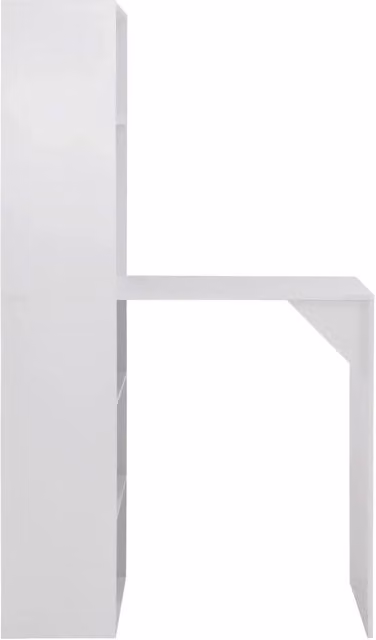 Tavolo da bar moderno con mobiletto bianco vidaXL L: 115 cm, P: 59 cm, H: 200 cm