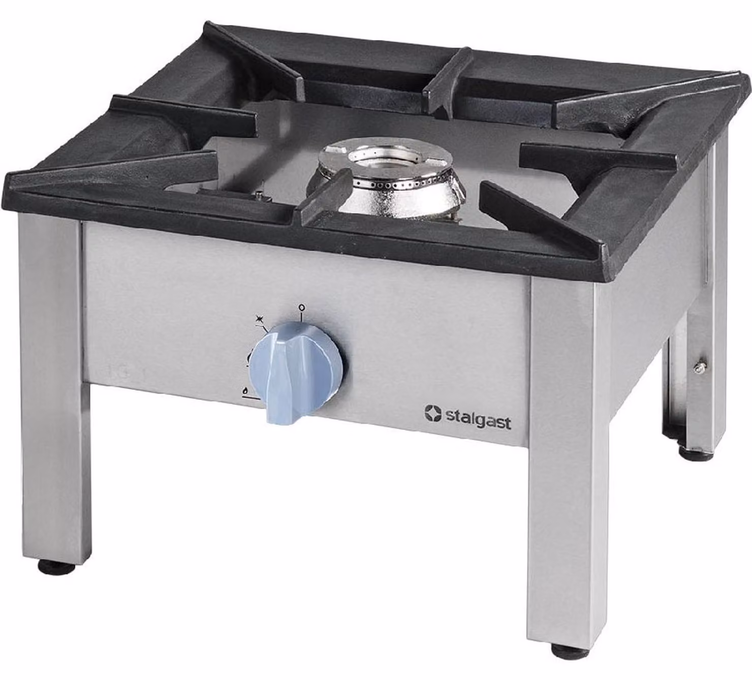 Piano cottura a gas Top Power 14Kw, Con piastra in ghisa, G20, 567X567X413 Mm