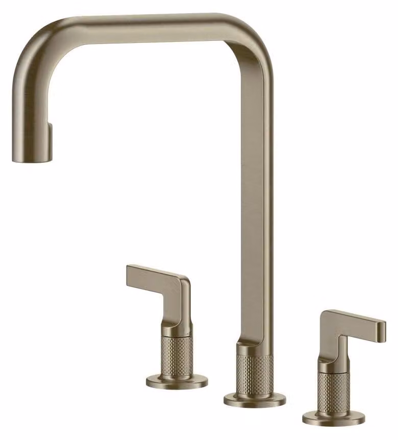 Gessi 58701, Comando a leva, Acciaio inossidabile, Valvole a sfera, Doppio comando, 3/8", Angolo di rotazione 120°