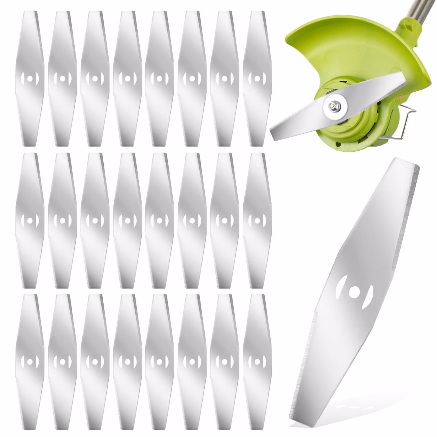 Omgoods - Set di 24 lame di ricambio per tagliaerba