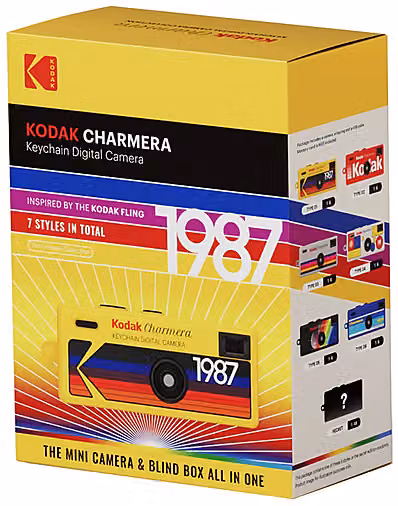 Fotocamera digitale compatta Kodak Charmera da 1,6 megapixel multicolore con USB-C – 2