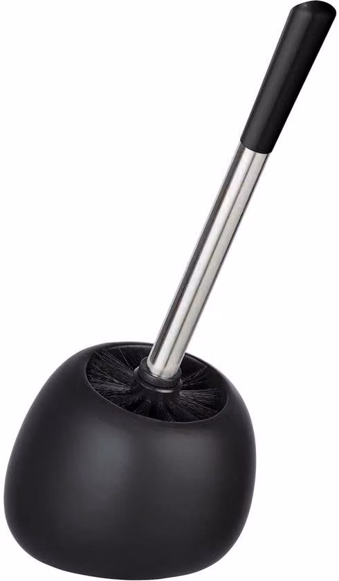 Portarotolo igienico - elegante - 1 pezzo - Vetroceramica - 15 x 36 x 14,5 cm, nero