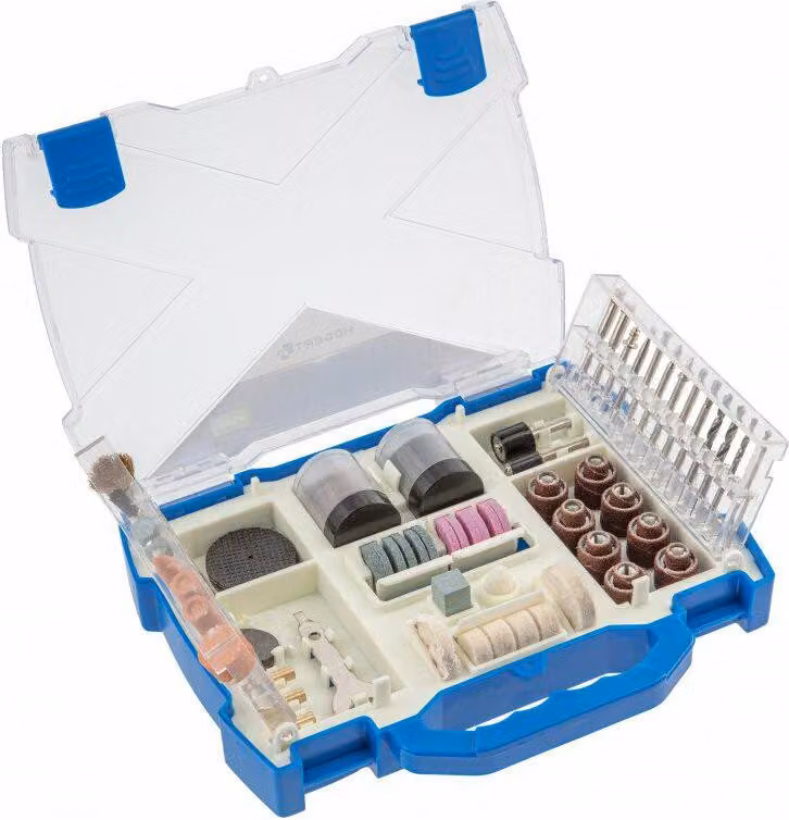 Accessori per mini smerigliatrice Hogert 145 pezzi.