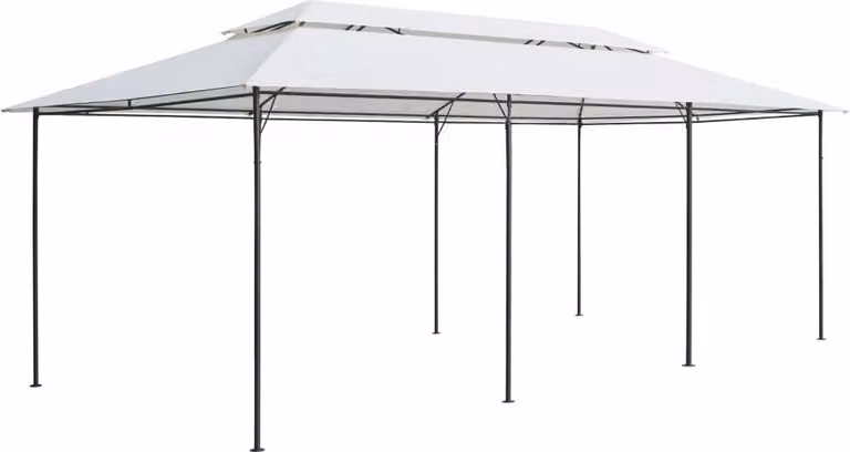The Living Store Padiglione 600x298x270 cm Bianco 180g/m²