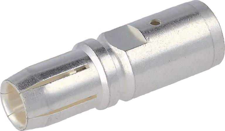 HARTING 100A Contatto assiale a vite Presa (F) 16 mm² - 35 mm² AWG6 - AWG2 argento, 1 pezzo Materiale lega di rame