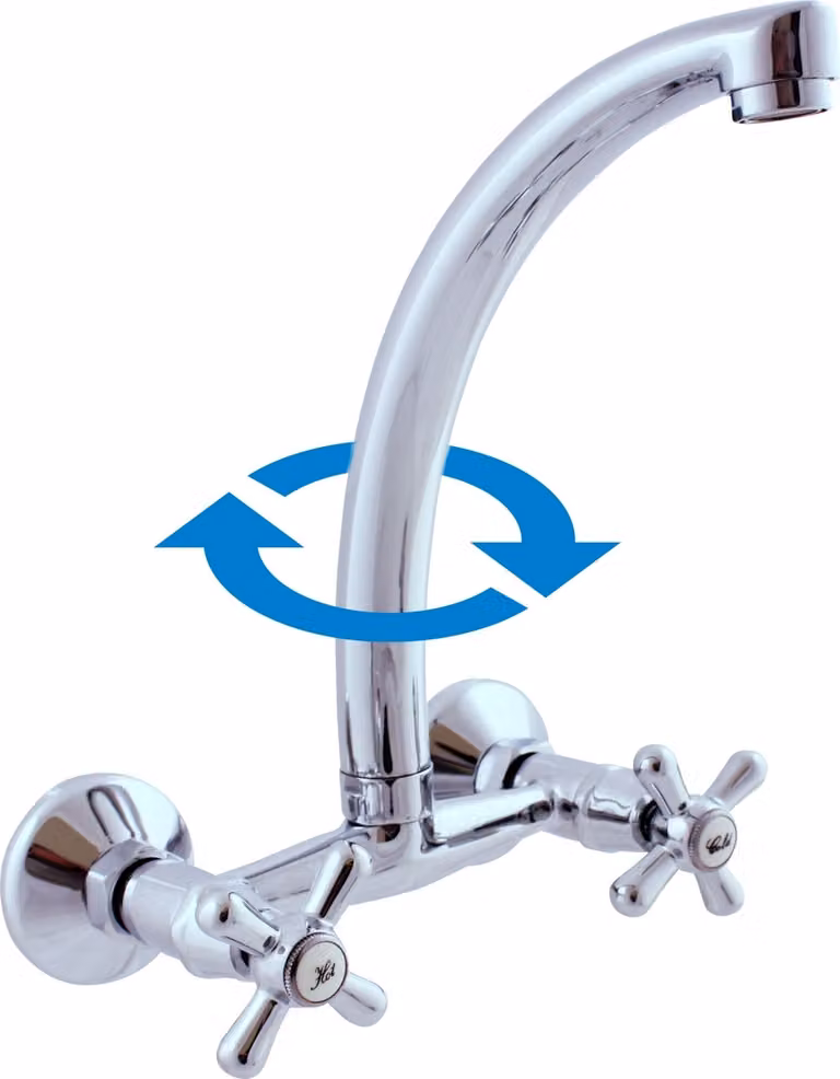 Slezák-RAV Miscelatore per lavabo Slezák RAV Morava MK102/3 Colore: top in Vetroceramica/cromo, Dimensioni: 150 mm