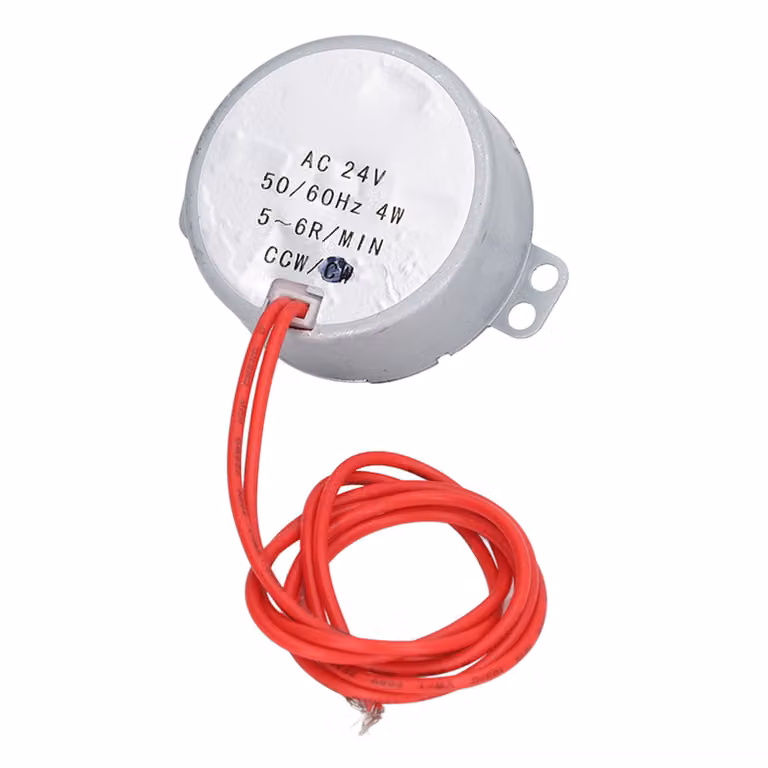 Motore sincrono AC 24V 5-6 giri/min 4W CCW Motore sincrono con coppia elevata per elettrodomestici
