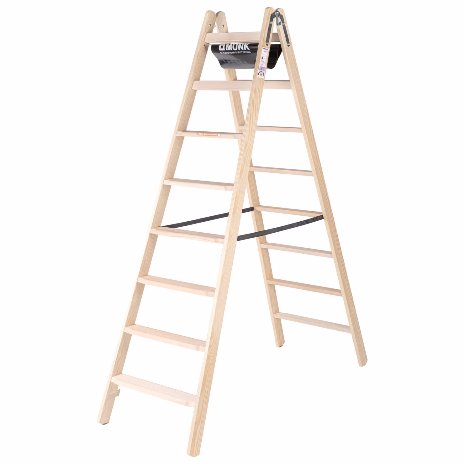 Scaletta in legno 2x8 gradini