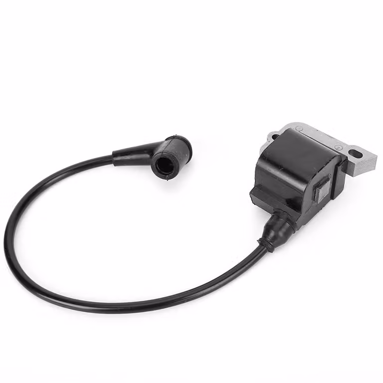 Bobina di accensione, sostituzione bobina di accensione, bobina di accensione per motosega, accessori per motosega, ricambi per motosega