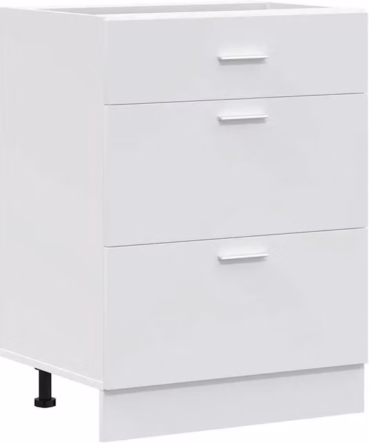 Pensile da cucina | Base da Cucina ¡°Lyon¡± Bianco in Legno Multistrato