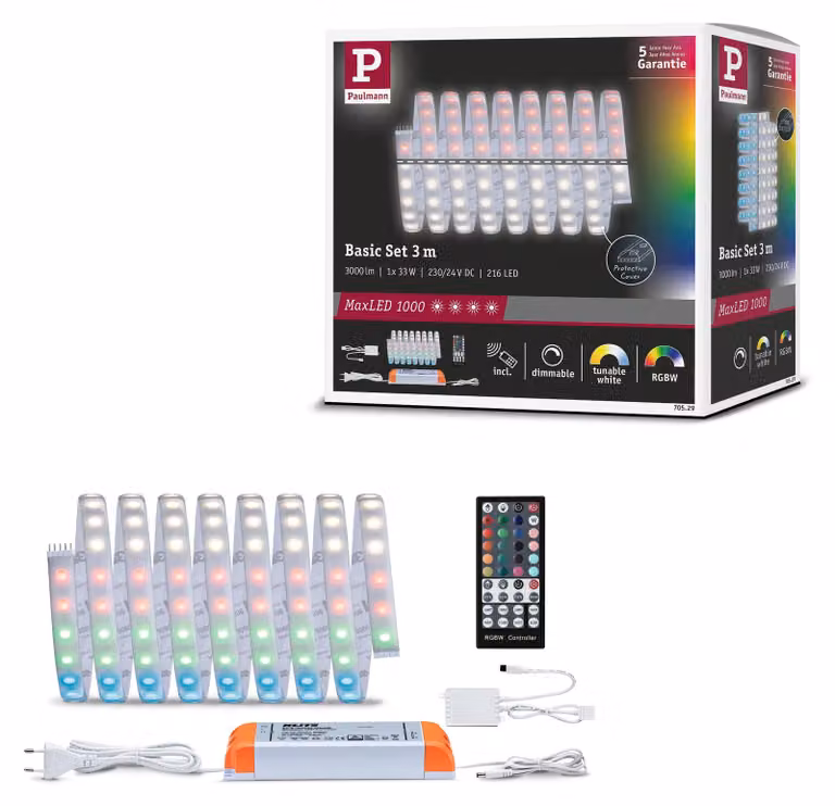Paulmann MaxLED 1000: Kit base a LED RGBW