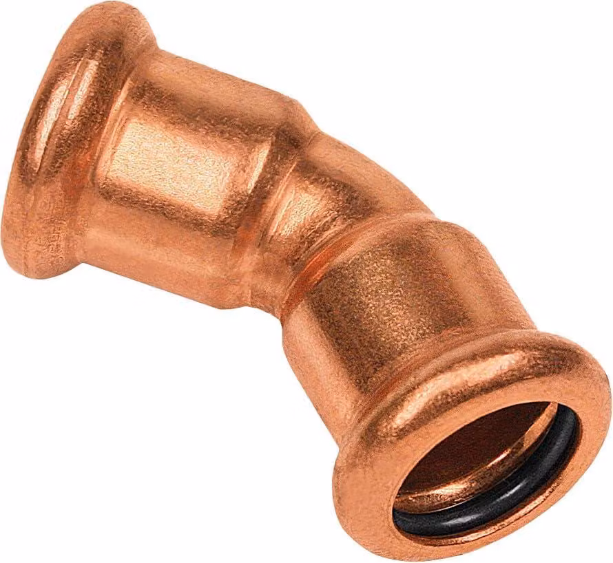 Pressacavi a 45° in ottone, dimensioni 23x22 mm, per collegamenti di cavi