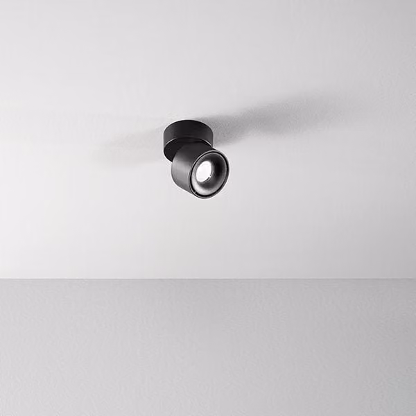 Perenz Plafoniera e Applique LED Moderna in Metallo e Vetro per Camera da Letto, Regolabile, Disponibile in Bianco o Nero