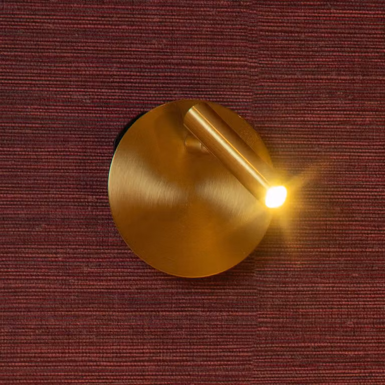 Lucide Barra di faretti Jolijn, Ottone / Oro, Camera da letto, Metallo, Applique a LED