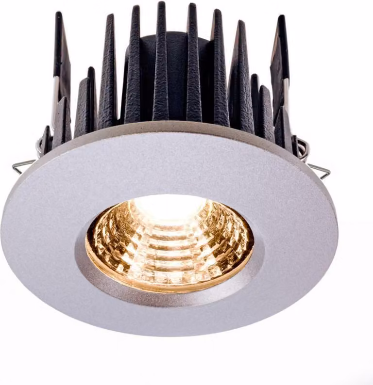 Potente faretto LED con protezione IP65 aumentata, Variante: 8W LED, 2700K, bianco