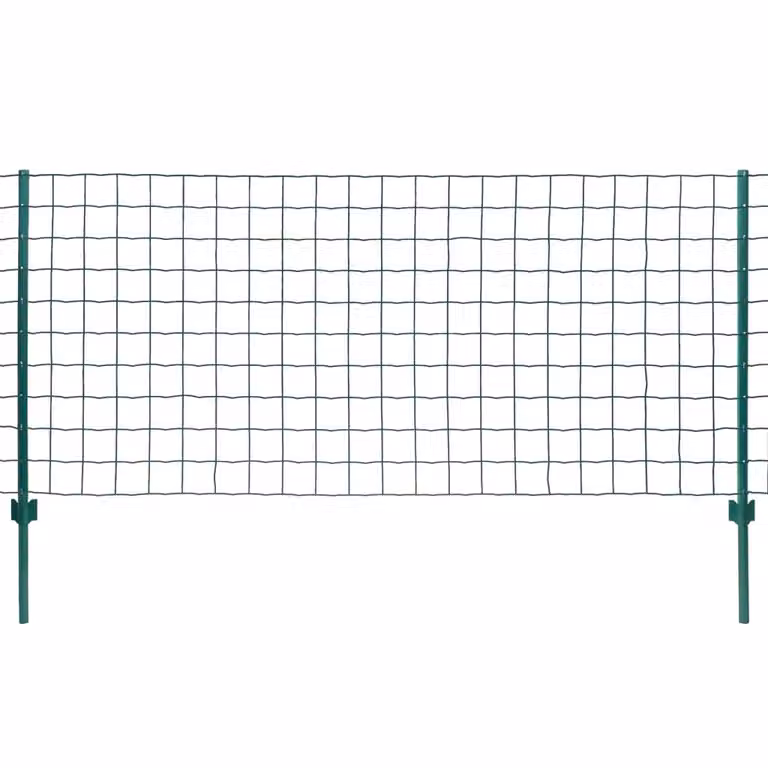 Set Recinzione Euro 20x1,2 m in Acciaio Verde
