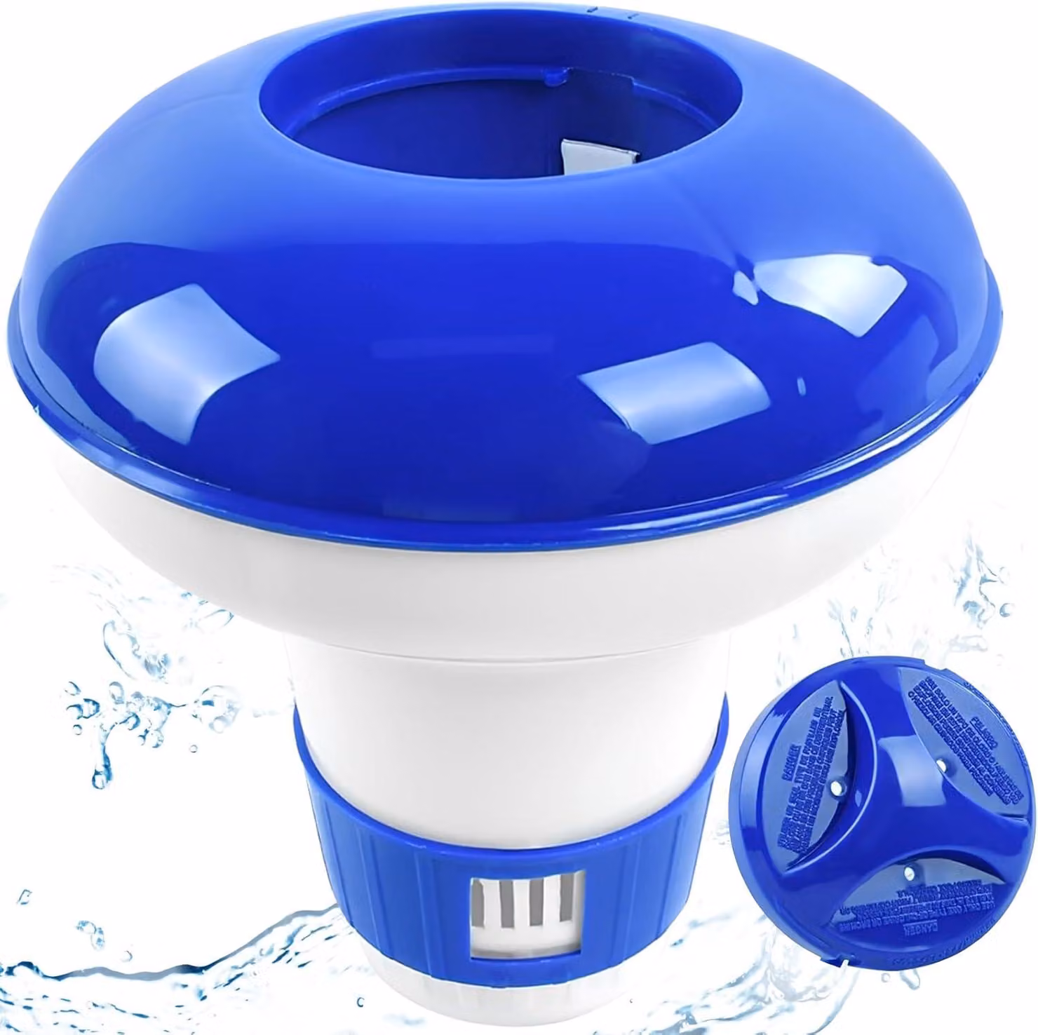 Galleggiante dosatore di cloro, regolabile, 12,7 cm, per piscine