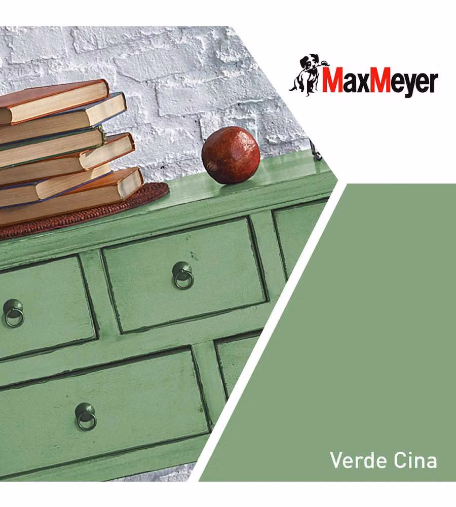 MaxMeyer Smalto Brillante all'acqua Poliuretanico Verde Cina 0,125 l