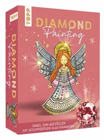 Kit per il Diamond Painting: Angelo di Natale