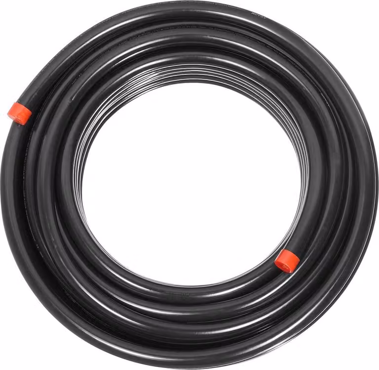 Kit linea compressore aria 3/4'' x 100FTPoliuretanoSistema linea compressore aria Nero