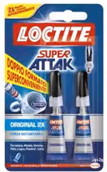 Loctite Super Attack Origin Adesivo Istantaneo Trasparente 2x3g