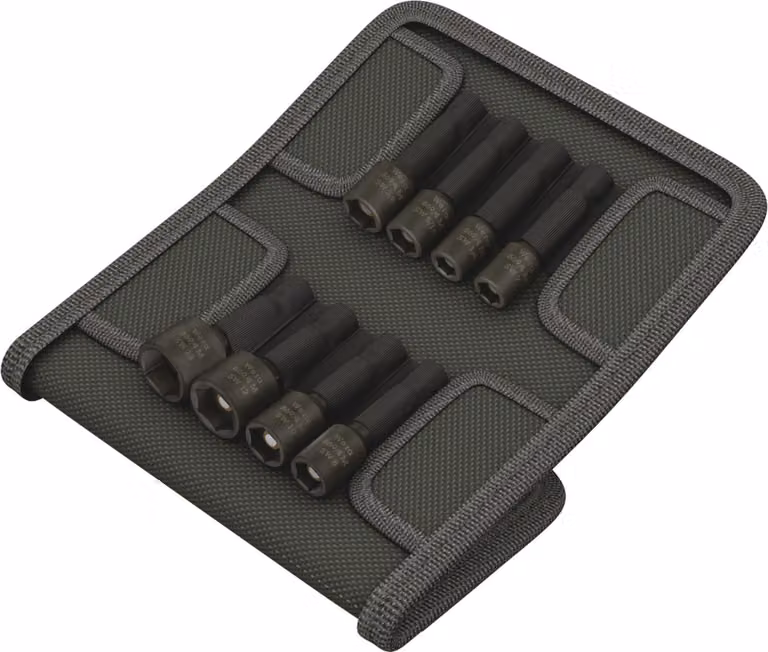 Set di chiavi a bussola, misura 8 pezzi, con magnete, Wera | 4013288144584