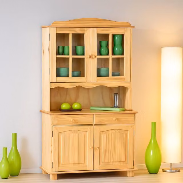 Madia Quadri, Credenza un Cassetto, 88x32x198h cm Marrone Quercia