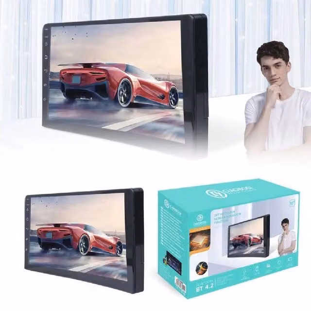 Autoradio LINQ Trade Shop con Monitor Touch TFT 10 pollici HD, Sistema Android, Bluetooth e USB, Colore Nero, Modello CX-8222 – 1
