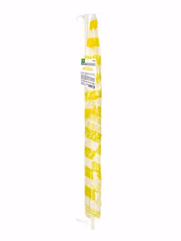 Ombrellone 230 cm, a strisce gialle
