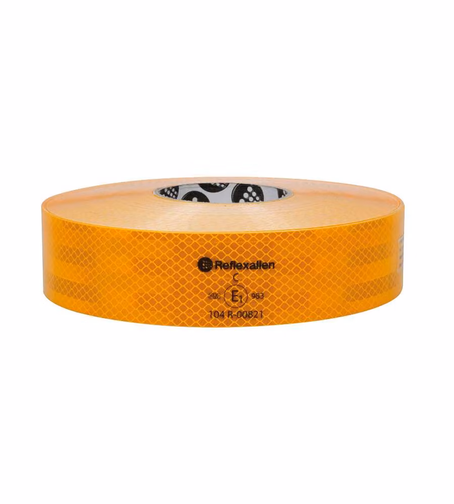 Nastro segnaletico di sicurezza Lampa per superfici rigide, Giallo, 50 m