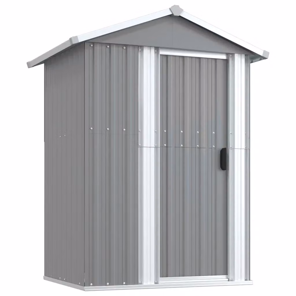 Capanno da Giardino Videx in Acciaio Zincato Grigio L/P/H: 126 x 97,5 x 177 cm – 2