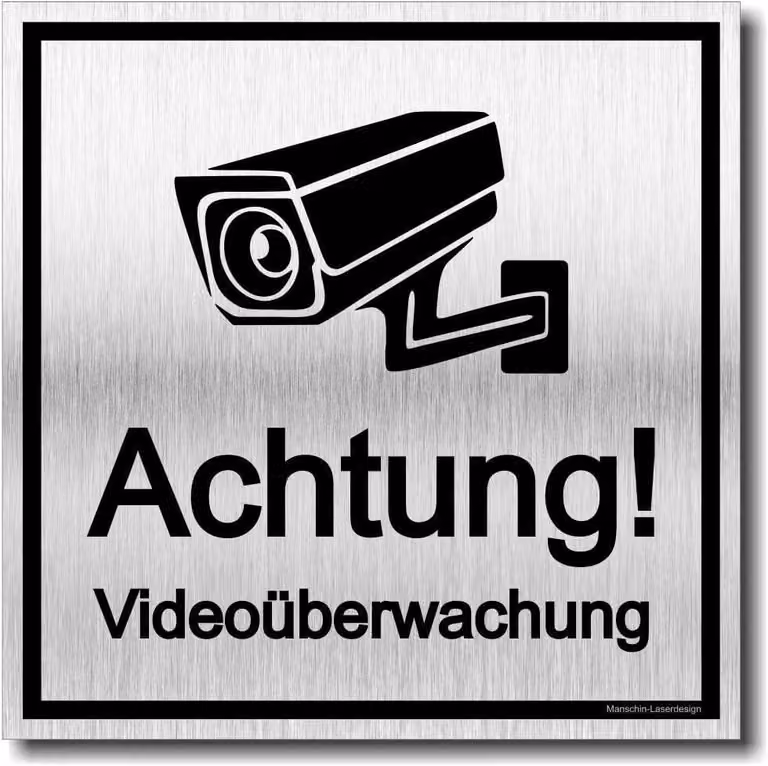 Telecamera di videosorveglianza per porte, realizzata in alluminio composito, dimensioni 12x12 cm, per la sicurezza
