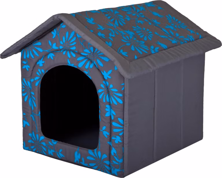 Cuccia pieghevole per cani R2 - 38x44x45 cm - per interni ed esterni - leggera, stabile, lavabile - tetto con zip | PillowPrim