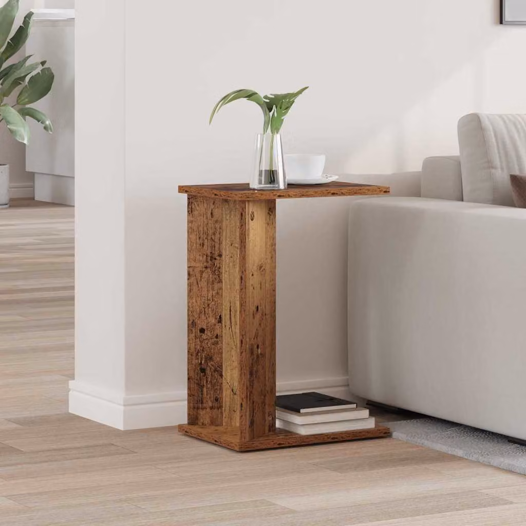 Tavolino moderno vidaXL in legno marrone L/P/H: 35 x 25 x 50 cm