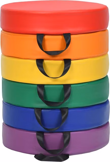 Cuscini educativi Design Mania in schiuma multicolore per lo sviluppo cognitivo e creativo dei bambini – 1