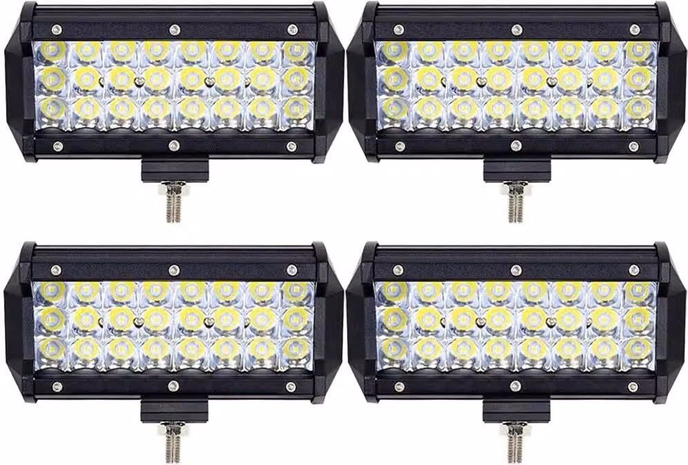Greenmigo 4X 72W LED Fari da lavoro Fari fuoristrada Fari per veicoli IP67 Impermeabili Fari supplementari Proiettori Auto Luci di lavoro 12V 24V