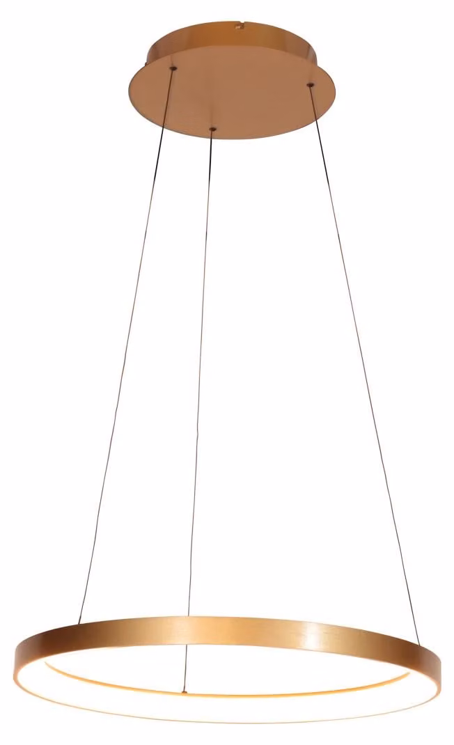 Lampada a sospensione - oro - Ringlede - metallo - Ø 60cm - LED - 4612GO - Steinhauer