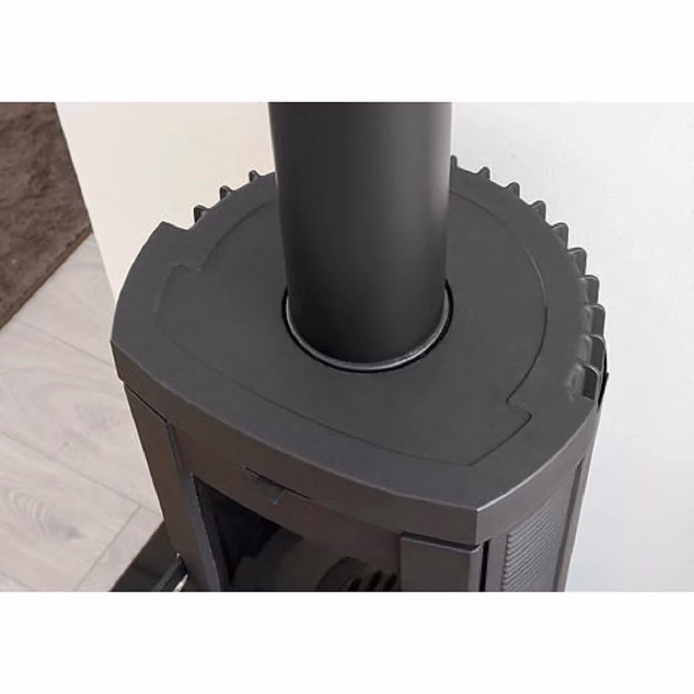 Stufa a legna Candy Nordica Extraflame, potenza 7,2 kW, capacità 206 m³, colore nero – 2