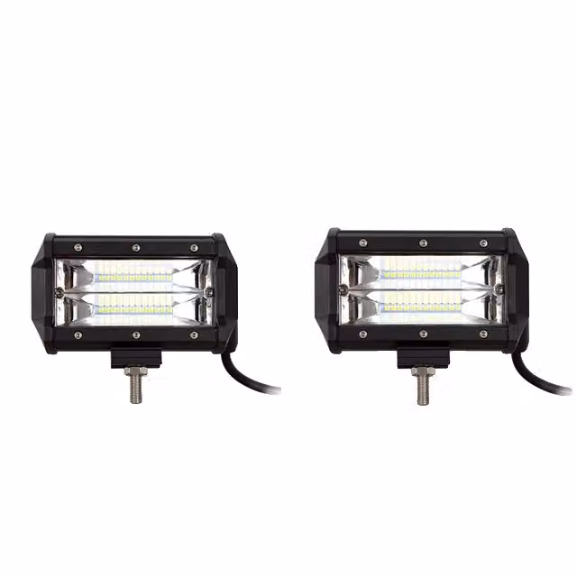 Luce da lavoro a LED, fascio combinato, fuoristrada, 5 pollici 72W