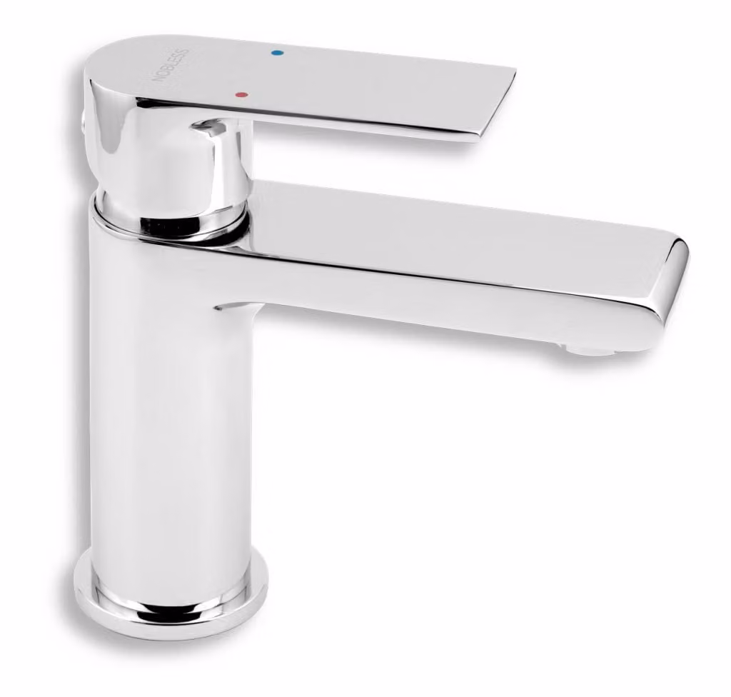 Miscelatore per lavabo senza piletta Nobles Trend cromato