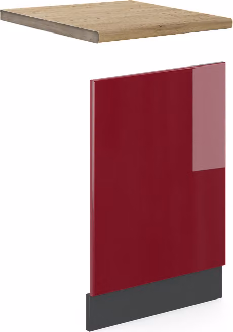 Pannello frontale Vicco R-Line Rosso 45 cm , PL Rovere, Model 45820